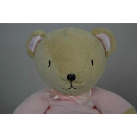 Carter's Teddy Bear Plush Stuffed Animal Pink Thank Heaven for Little Girls Tan - Picture 3 of 7